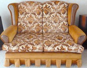 3 PIECE FABRIC COVERED LOUNGE SUITE IN GOOD CONDITION