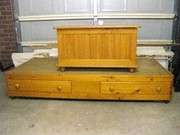 Single bed and toy box