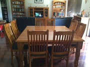 Solid pine dining suite 
