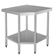 Stainless Steel Corner Food Grade Bench 900X610X900mm Commercial Kitch