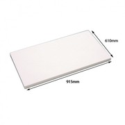 Premium Heavy Duty Plastic White Pe Cutting / Chopping Board,  610X915X